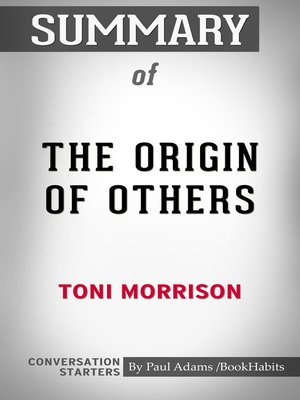 cover image of Summary of the Origin of Others